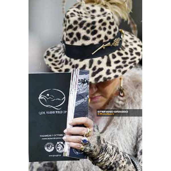 Paris - Longchamp racecourse - Fashion at the Qatar Prix de l\'Arc de Triomphe Paris, 7th oct.2012 ph.Stefano Grasso