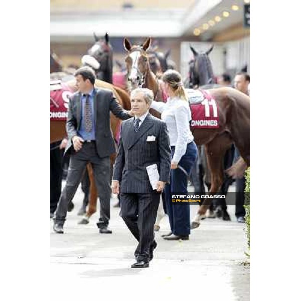 Paris - Longchamp racecourse - Fashion at the Qatar Prix de l\'Arc de Triomphe - Andrè Fabre Paris, 7th oct.2012 ph.Stefano Grasso