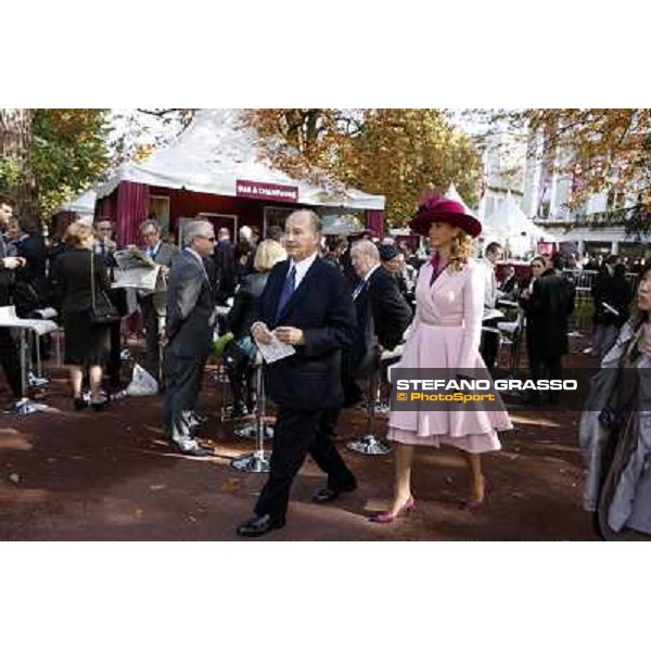 Paris - Longchamp racecourse - Fashion at the Qatar Prix de l\'Arc de Triomphe - SA The Aga Khan Paris, 7th oct.2012 ph.Stefano Grasso