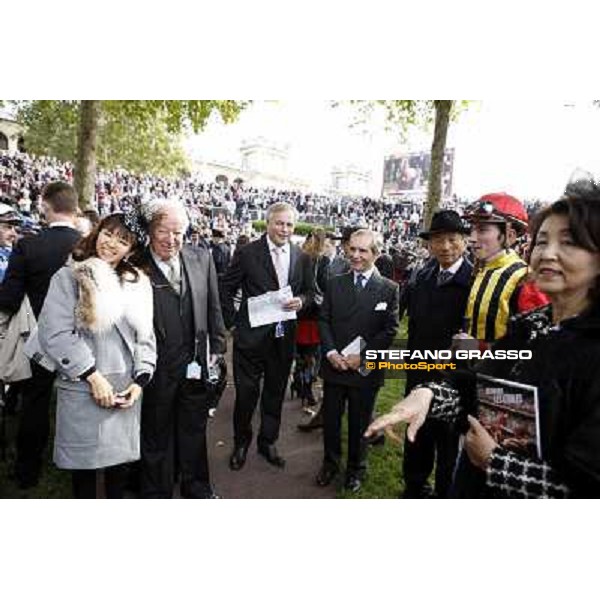 Paris - Longchamp racecourse - Fashion at the Qatar Prix de l\'Arc de Triomphe Paris, 7th oct.2012 ph.Stefano Grasso
