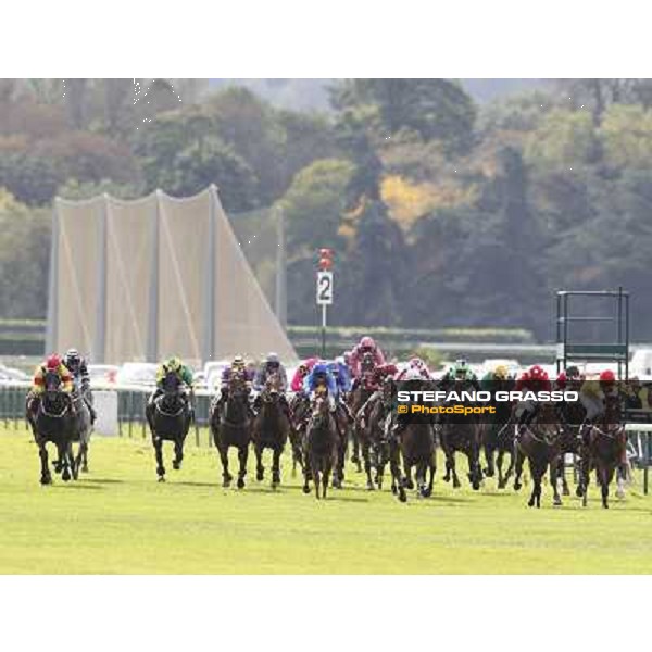 Paris - Longchamp racecourse - Gerard Mosse on Wizz Kid wins the Qatar Prix de l\'Abbaye de Longchamp Paris, 7th oct.2012 ph.Stefano Grasso