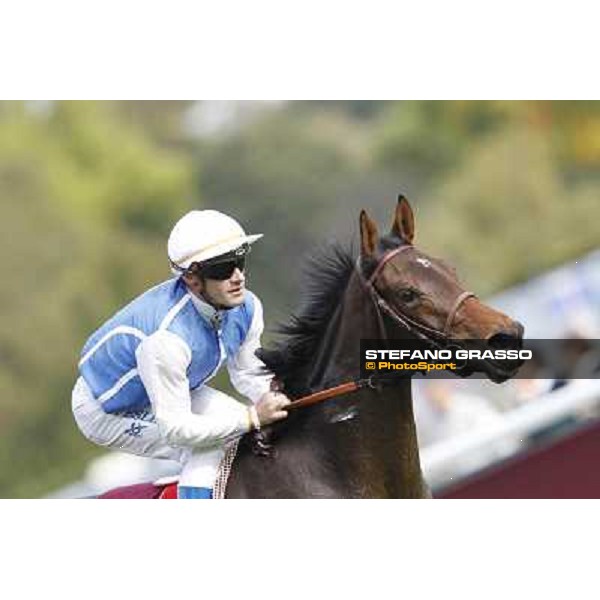 Paris - Longchamp racecourse - Olivier Peslier on Silasol winner of the Prix MArcel Boussac Paris, 7th oct.2012 ph.Stefano Grasso