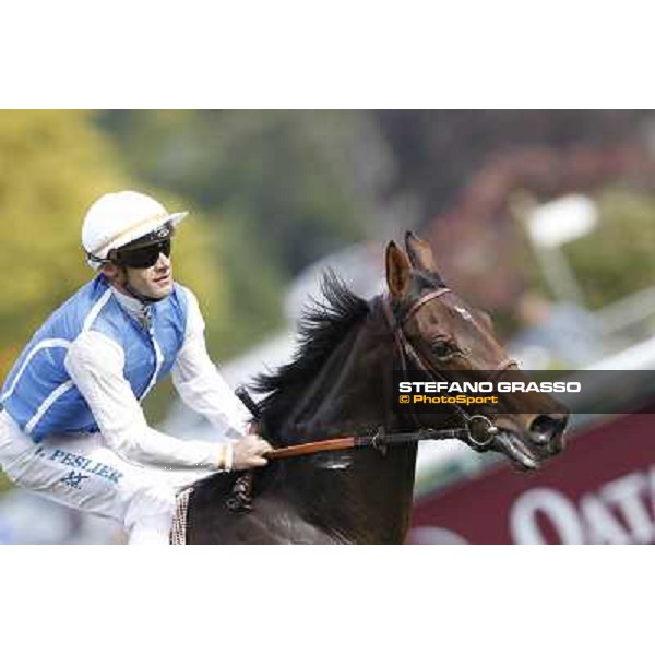 Paris - Longchamp racecourse - Olivier Peslier on Silasol winner of the Prix MArcel Boussac Paris, 7th oct.2012 ph.Stefano Grasso