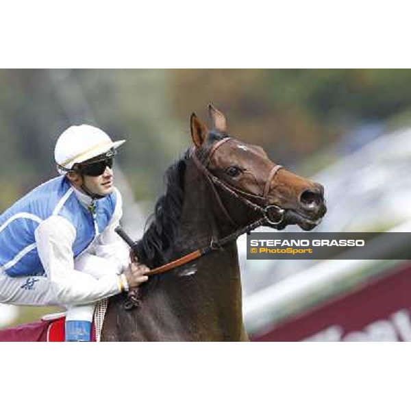 Paris - Longchamp racecourse - Olivier Peslier on Silasol winner of the Prix MArcel Boussac Paris, 7th oct.2012 ph.Stefano Grasso