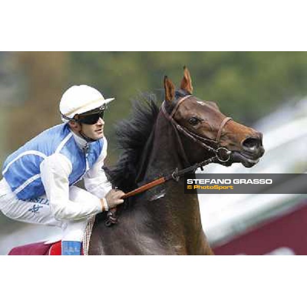 Paris - Longchamp racecourse - Olivier Peslier on Silasol winner of the Prix MArcel Boussac Paris, 7th oct.2012 ph.Stefano Grasso