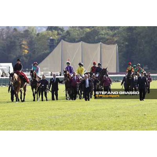 Paris - Longchamp racecourse - The parade of the Qatar Prix de l\'Arc de Triomphe Paris, 7th oct.2012 ph.Stefano Grasso