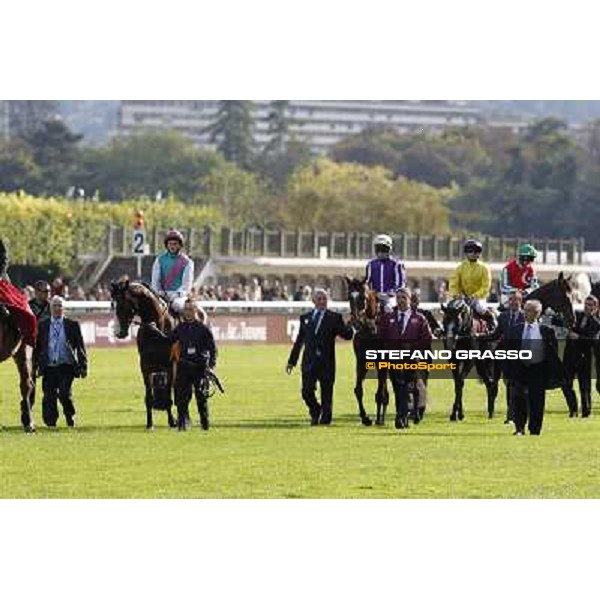 Paris - Longchamp racecourse - The parade of the Qatar Prix de l\'Arc de Triomphe Paris, 7th oct.2012 ph.Stefano Grasso