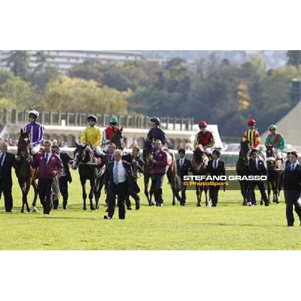 Paris - Longchamp racecourse - The parade of the Qatar Prix de l\'Arc de Triomphe Paris, 7th oct.2012 ph.Stefano Grasso