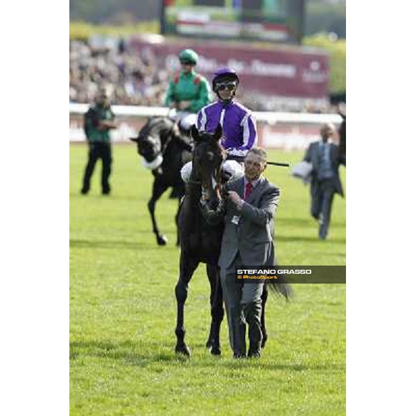 Paris - Longchamp racecourse - The parade of the Qatar Prix de l\'Arc de Triomphe - Frankie Dettori on Camelot Paris, 7th oct.2012 ph.Stefano Grasso