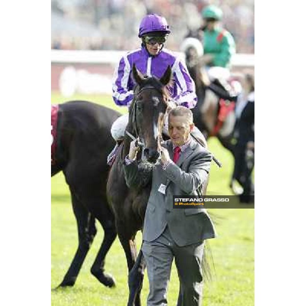 Paris - Longchamp racecourse - The parade of the Qatar Prix de l\'Arc de Triomphe - Frankie Dettori on Camelot Paris, 7th oct.2012 ph.Stefano Grasso