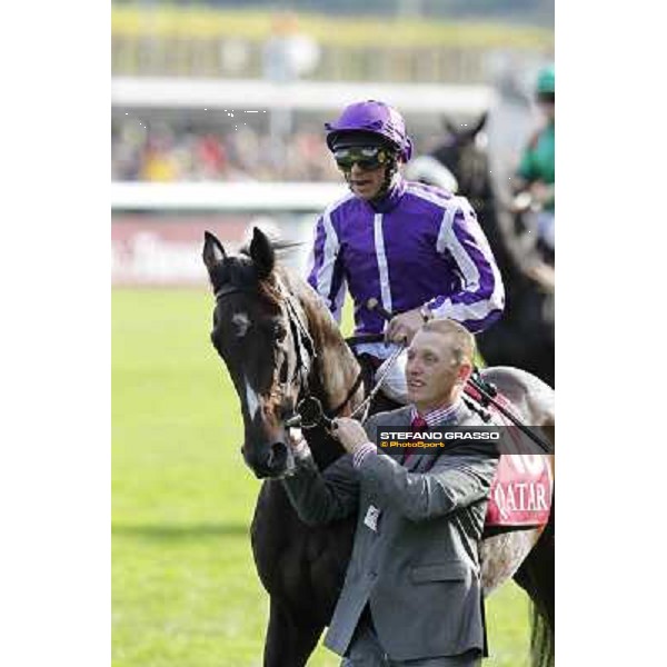 Paris - Longchamp racecourse - The parade of the Qatar Prix de l\'Arc de Triomphe - Frankie Dettori on Camelot Paris, 7th oct.2012 ph.Stefano Grasso
