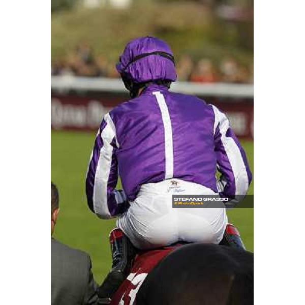 Paris - Longchamp racecourse - The parade of the Qatar Prix de l\'Arc de Triomphe - Frankie Dettori on Camelot Paris, 7th oct.2012 ph.Stefano Grasso