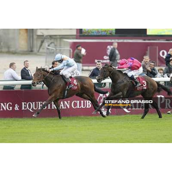 Paris - Longchamp racecourse - William Buick on Gordon Lord Byron wins the Prix de la Foret beating Penitent Paris, 7th oct.2012 ph.Stefano Grasso