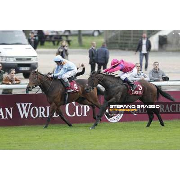 Paris - Longchamp racecourse - William Buick on Gordon Lord Byron wins the Prix de la Foret beating Penitent Paris, 7th oct.2012 ph.Stefano Grasso