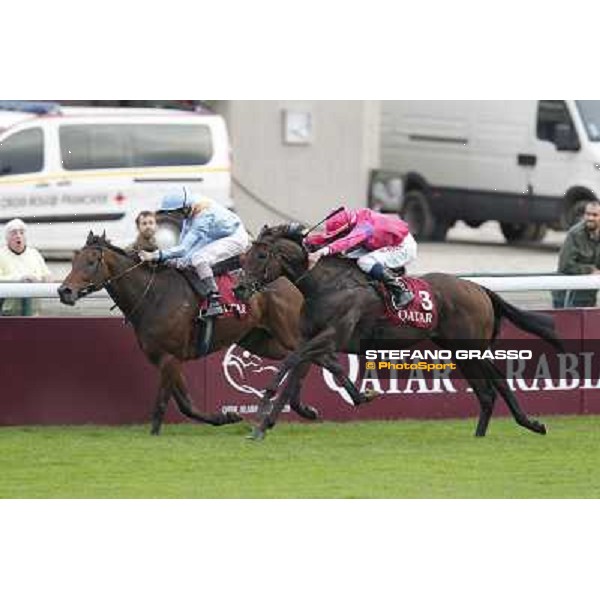 Paris - Longchamp racecourse - William Buick on Gordon Lord Byron wins the Prix de la Foret beating Penitent Paris, 7th oct.2012 ph.Stefano Grasso