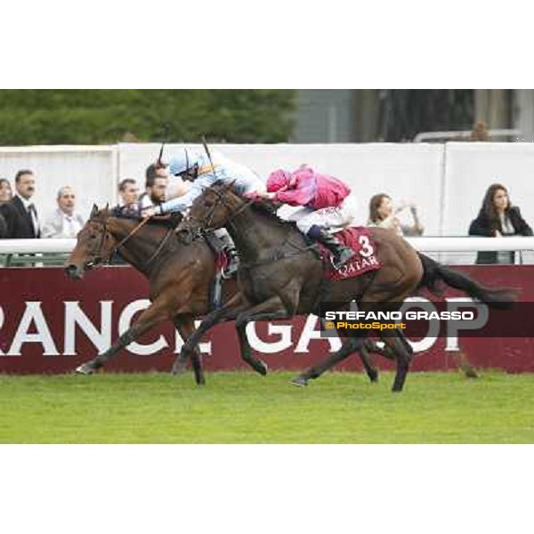 Paris - Longchamp racecourse - William Buick on Gordon Lord Byron wins the Prix de la Foret beating Penitent Paris, 7th oct.2012 ph.Stefano Grasso