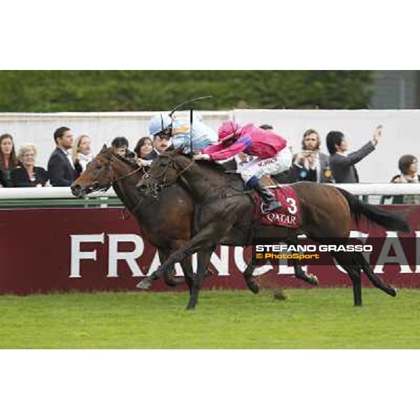 Paris - Longchamp racecourse - William Buick on Gordon Lord Byron wins the Prix de la Foret beating Penitent Paris, 7th oct.2012 ph.Stefano Grasso
