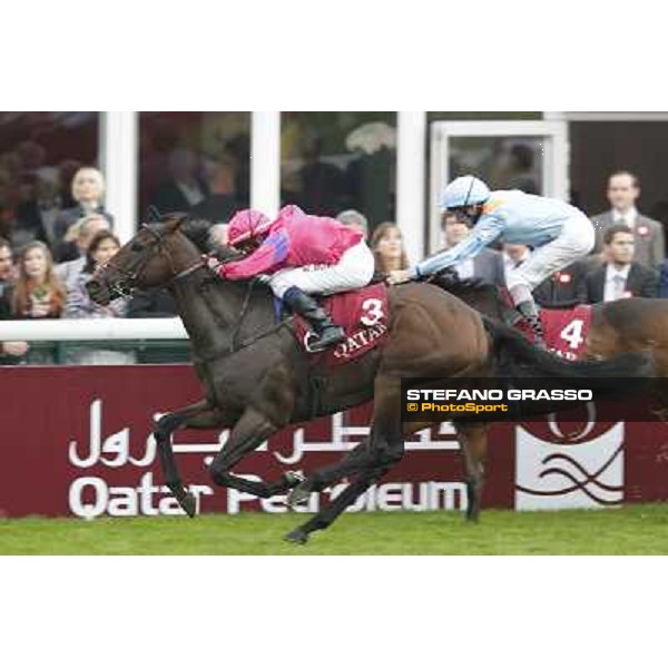 Paris - Longchamp racecourse - William Buick on Gordon Lord Byron wins the Prix de la Foret beating Penitent Paris, 7th oct.2012 ph.Stefano Grasso