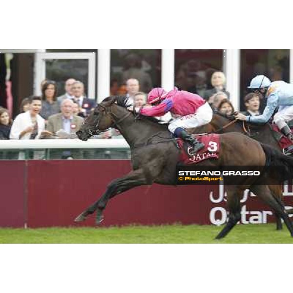 Paris - Longchamp racecourse - William Buick on Gordon Lord Byron wins the Prix de la Foret beating Penitent Paris, 7th oct.2012 ph.Stefano Grasso