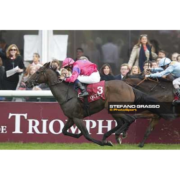 Paris - Longchamp racecourse - William Buick on Gordon Lord Byron wins the Prix de la Foret beating Penitent Paris, 7th oct.2012 ph.Stefano Grasso