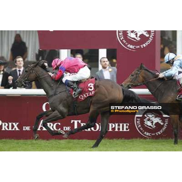 Paris - Longchamp racecourse - William Buick on Gordon Lord Byron wins the Prix de la Foret beating Penitent Paris, 7th oct.2012 ph.Stefano Grasso