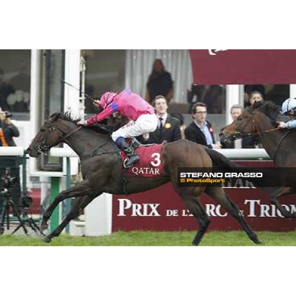 Paris - Longchamp racecourse - William Buick on Gordon Lord Byron wins the Prix de la Foret beating Penitent Paris, 7th oct.2012 ph.Stefano Grasso