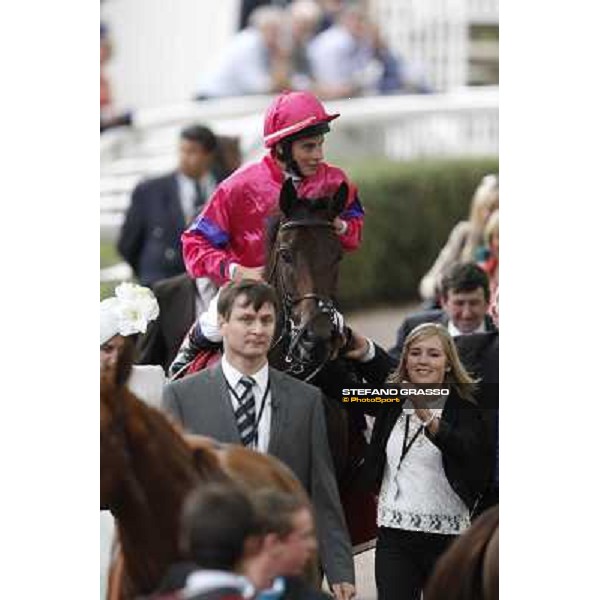 Paris - Longchamp racecourse - William Buick on Gordon Lord Byron after winning the Prix de la Foret Paris, 7th oct.2012 ph.Stefano Grasso