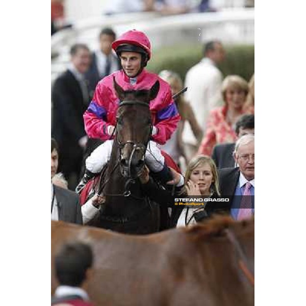 Paris - Longchamp racecourse - William Buick on Gordon Lord Byron after winning the Prix de la Foret Paris, 7th oct.2012 ph.Stefano Grasso