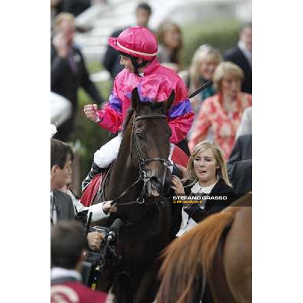 Paris - Longchamp racecourse - William Buick on Gordon Lord Byron after winning the Prix de la Foret Paris, 7th oct.2012 ph.Stefano Grasso
