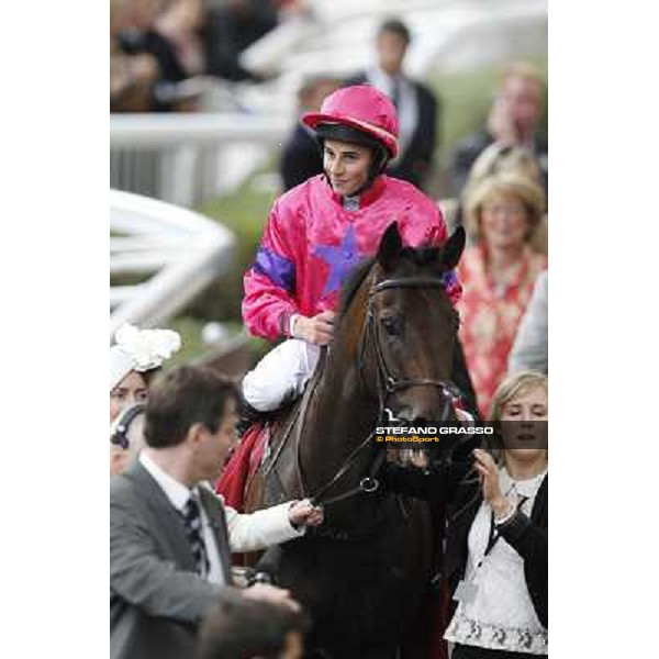 Paris - Longchamp racecourse - William Buick on Gordon Lord Byron after winning the Prix de la Foret Paris, 7th oct.2012 ph.Stefano Grasso