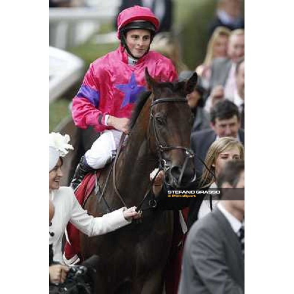 Paris - Longchamp racecourse - William Buick on Gordon Lord Byron after winning the Prix de la Foret Paris, 7th oct.2012 ph.Stefano Grasso
