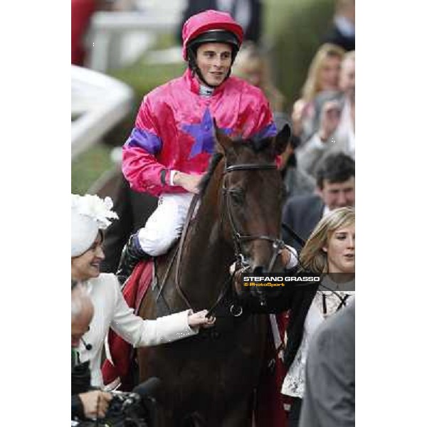 Paris - Longchamp racecourse - William Buick on Gordon Lord Byron after winning the Prix de la Foret Paris, 7th oct.2012 ph.Stefano Grasso