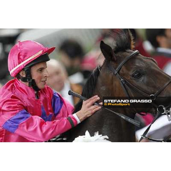 Paris - Longchamp racecourse - William Buick on Gordon Lord Byron after winning the Prix de la Foret Paris, 7th oct.2012 ph.Stefano Grasso