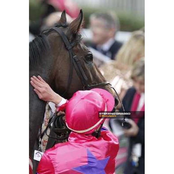 Paris - Longchamp racecourse - William Buick on Gordon Lord Byron after winning the Prix de la Foret Paris, 7th oct.2012 ph.Stefano Grasso