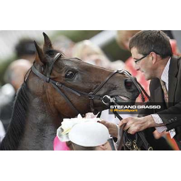 Paris - Longchamp racecourse - Gordon Lord Byron after winning the Prix de la Foret Paris, 7th oct.2012 ph.Stefano Grasso