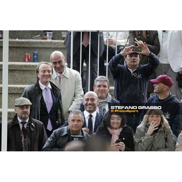 Italian supporters of Umberto Rispoli Paris, 7th oct.2012 ph.Stefano Grasso