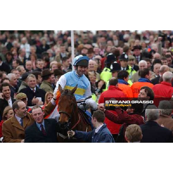 congratulations for Hardy Eustace and Connor O\' Dwyer winners of The Smurfit Champion Hurdle Cheltenham - The Festival 15th march 2005 ph. Stefano Grasso