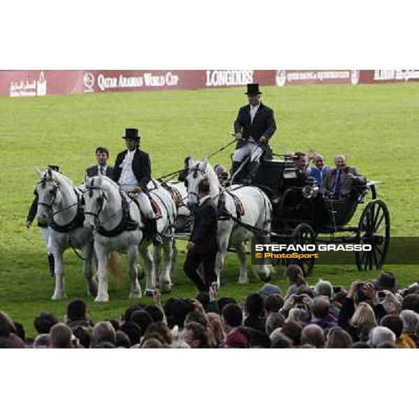 Paris - Longchamp racecourse The prize giving ceremony of the Qatar Prix de l\'Arc de Triomphe - Olivier Peslier Paris, 7th oct.2012 ph.Stefano Grasso