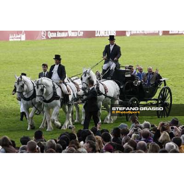 Paris - Longchamp racecourse The prize giving ceremony of the Qatar Prix de l\'Arc de Triomphe - Olivier Peslier Paris, 7th oct.2012 ph.Stefano Grasso