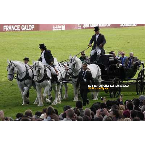 Paris - Longchamp racecourse The prize giving ceremony of the Qatar Prix de l\'Arc de Triomphe - Olivier Peslier Paris, 7th oct.2012 ph.Stefano Grasso