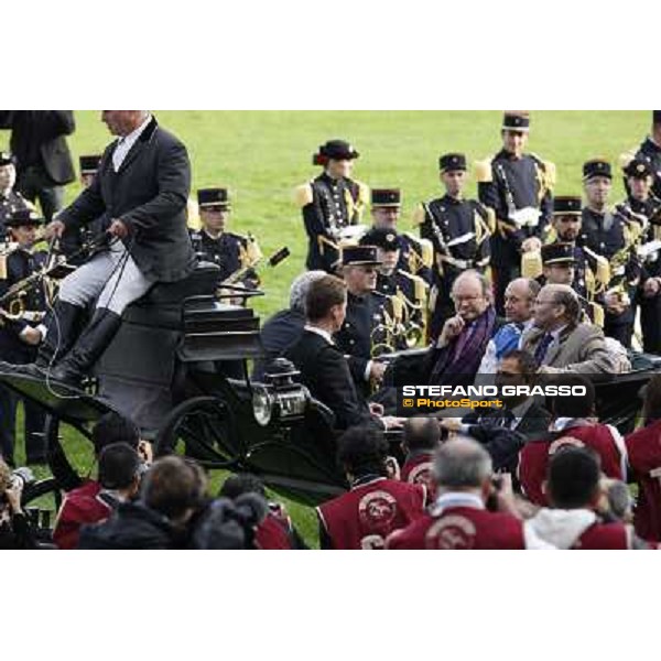 Paris - Longchamp racecourse The prize giving ceremony of the Qatar Prix de l\'Arc de Triomphe - Olivier Peslier Paris, 7th oct.2012 ph.Stefano Grasso