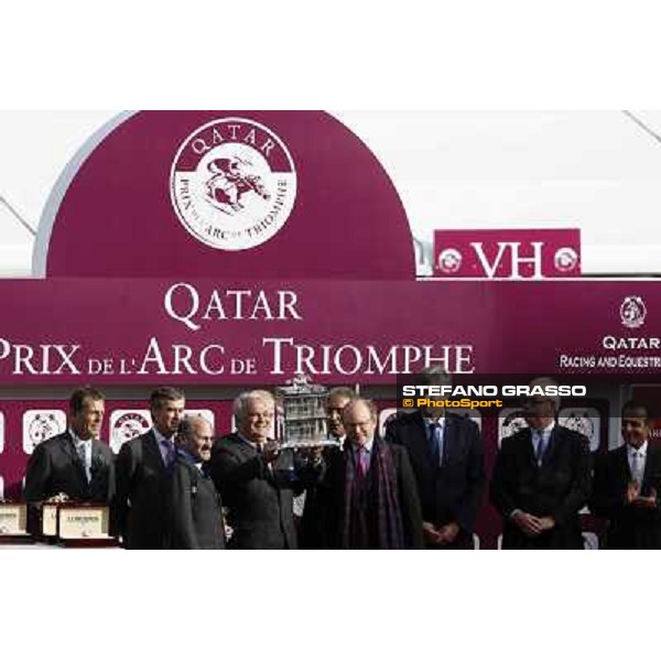 Paris - Longchamp racecourse The prize giving ceremony of the Qatar Prix de l\'Arc de Triomphe - Olivier Peslier Paris, 7th oct.2012 ph.Stefano Grasso
