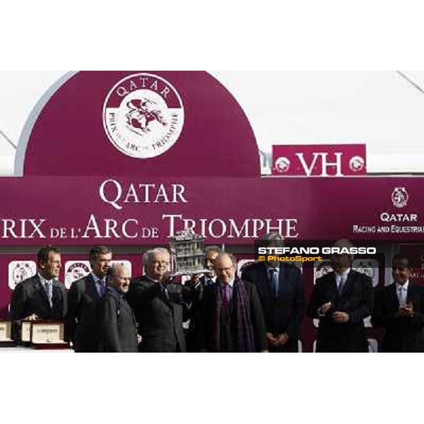 Paris - Longchamp racecourse The prize giving ceremony of the Qatar Prix de l\'Arc de Triomphe - Olivier Peslier Paris, 7th oct.2012 ph.Stefano Grasso
