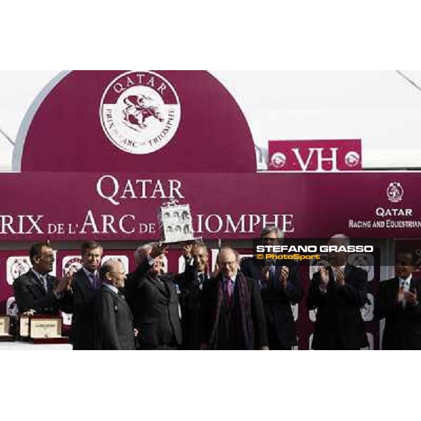 Paris - Longchamp racecourse The prize giving ceremony of the Qatar Prix de l\'Arc de Triomphe - Olivier Peslier Paris, 7th oct.2012 ph.Stefano Grasso