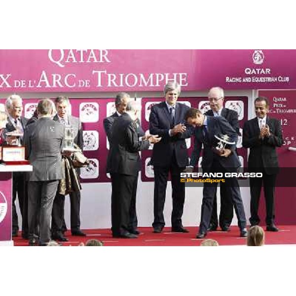 Paris - Longchamp racecourse The prize giving ceremony of the Qatar Prix de l\'Arc de Triomphe - Olivier Peslier Paris, 7th oct.2012 ph.Stefano Grasso