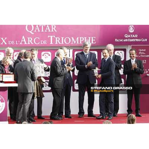 Paris - Longchamp racecourse The prize giving ceremony of the Qatar Prix de l\'Arc de Triomphe - Olivier Peslier Paris, 7th oct.2012 ph.Stefano Grasso
