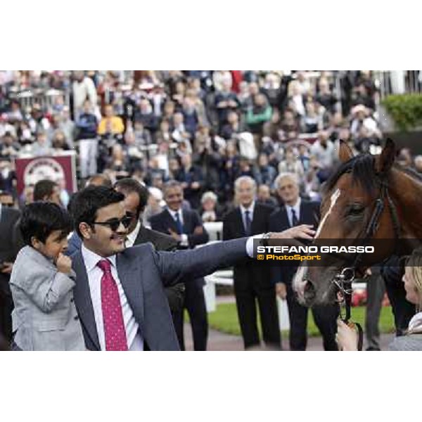 Paris - Longchamp racecourse congratulations for Olympic Glory Paris, 7th oct.2012 ph.Stefano Grasso