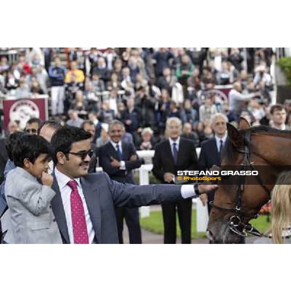 Paris - Longchamp racecourse congratulations for Olympic Glory Paris, 7th oct.2012 ph.Stefano Grasso