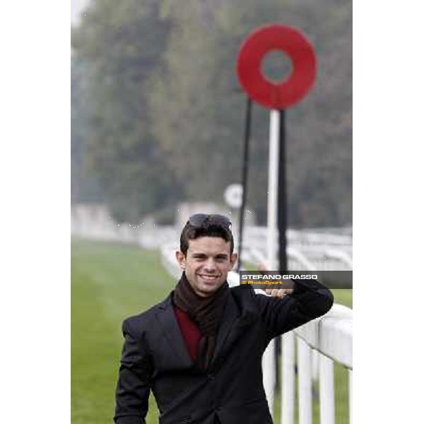 Umberto Rispoli portraited at San Siro galopp racecourse Milano - San Siro racecourse, 13th oct.2012 ph.Stefano Grasso