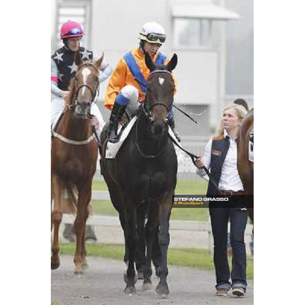 Umberto Rispoli on Cartaya Milano - San Siro racecourse, 13th oct.2012 ph.Stefano Grasso